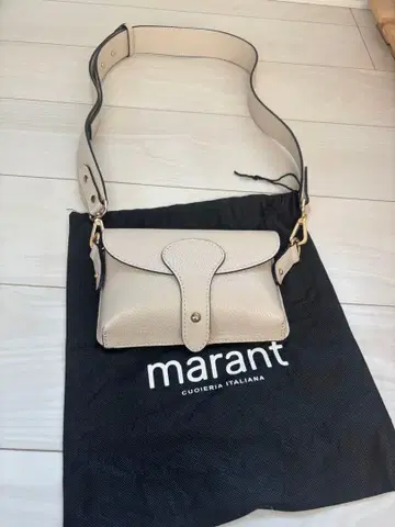 새상품급 MARANT 숄더백 화이트