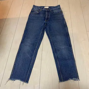 SeaRoomlynn 컷오프 테이퍼드 데님