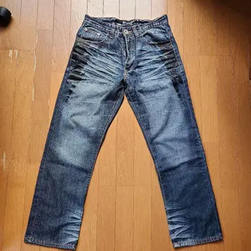 다크 블루 데님 팬츠