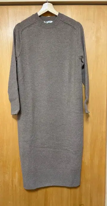 미사용 새상품 GALERIE VIE 니트 롱 원피스 브라운