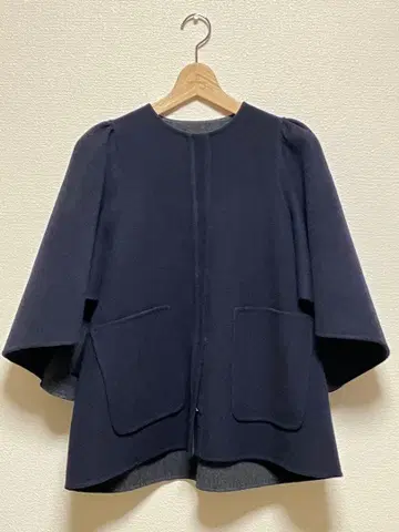 드로어 리버서블 케이프 코트