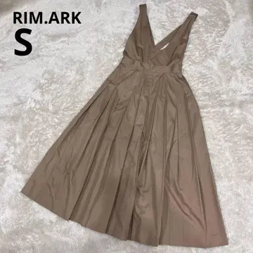 RIM.ARK 림아크 2WAY 치노 플리츠 점프 스커트 베이지 S