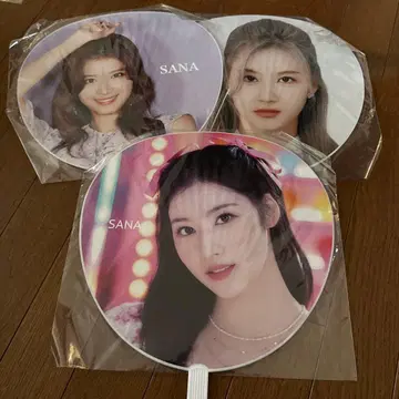 TWICE SANA 부채 3장 세트