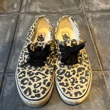 Vans 레오파드 무늬 스니커즈 로우컷