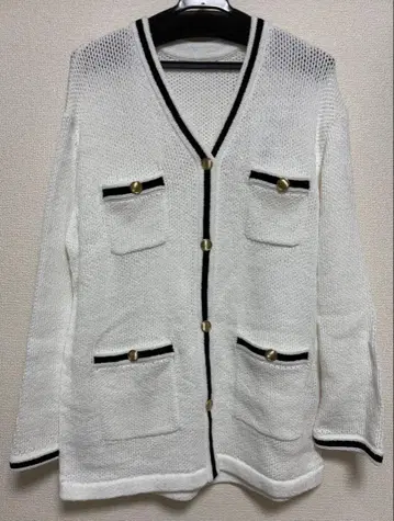 [ 미사용 새상품 ] ICHI strawberry-fields 가디건