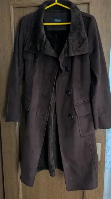 COMME CA ISH 브라운 롱 코트