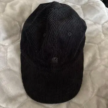 carhartt 블랙 코듀로이 캡