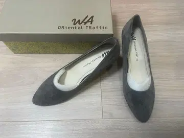 Oriental Traffic 그레이 스틸레토 펌프스