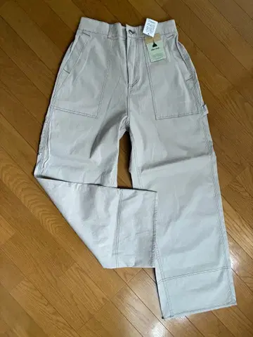 니코앤드 스트레치 피케 페인터 팬츠 미사용 새상품