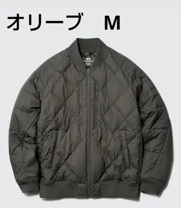 유니클로 화이트 마운티니어링 다운 자켓