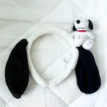 스누피 머리띠 봉제 인형 포함