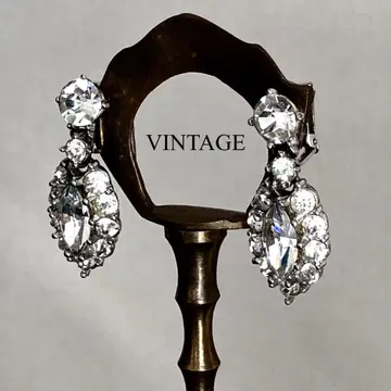 07132 빈티지 귀찌 클리어 비쥬