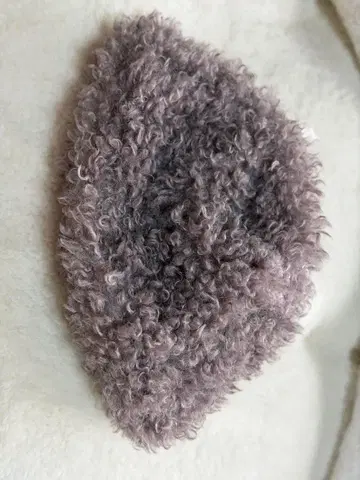 ORIENT MILLINERY 연보라색 퍼 햇