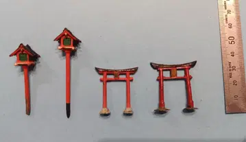 분재 도리이 등롱 피규어 금속 공예