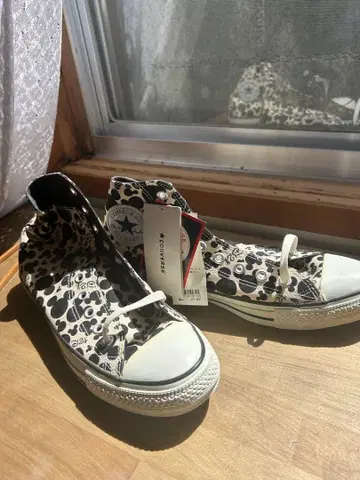 Converse All Star 미키 패턴 스니커즈