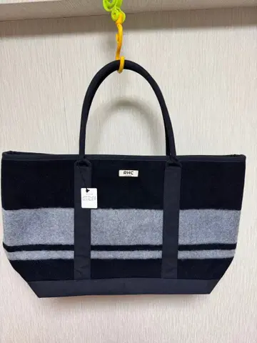 RHC 론 헤르만 니들 펀치 토트백 네이비