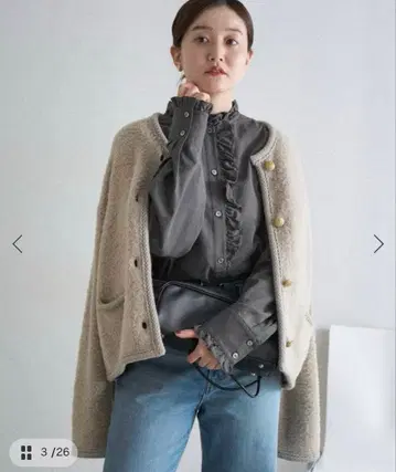 IENA 보아 니트 가디건