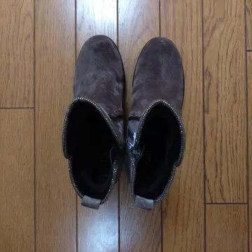 새상품 Gabor 큐빅 숏부츠