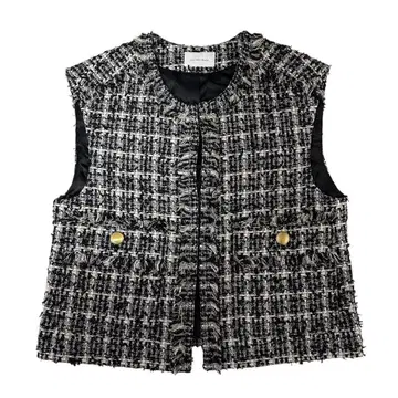 green label relaxing 트위드 베스트