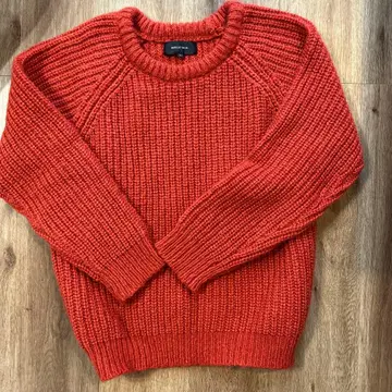 SHIPS JET BLUE 빨간색 니트 L 사이즈