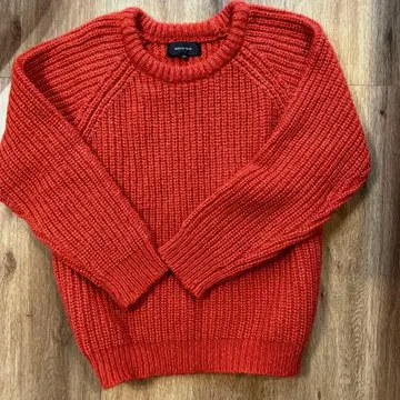 SHIPS JET BLUE 빨간색 니트 L 사이즈