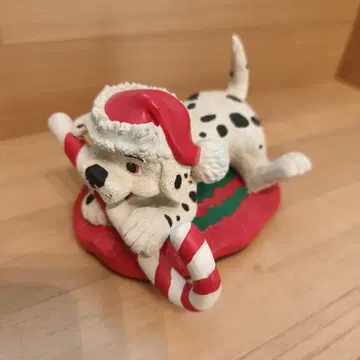 달마시안 개 크리스마스 피규어
