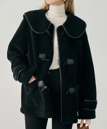 Fano Studios 와이드 칼라 미들 더플 코트