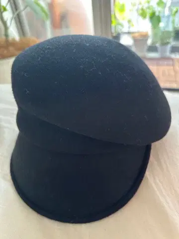 카시라 울 헌팅 캡 블랙