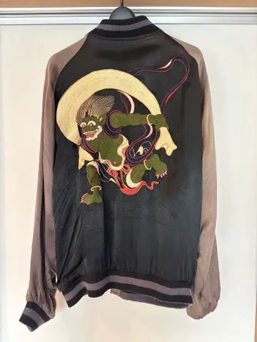 백화요란 풍신뇌신 자수 디자인 스카잔 리버서블 L 사이즈