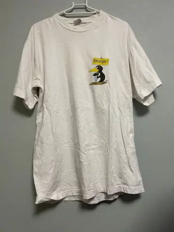 90s 캐릭터 티셔츠 독일 코믹스 펭귄t 빈티지t