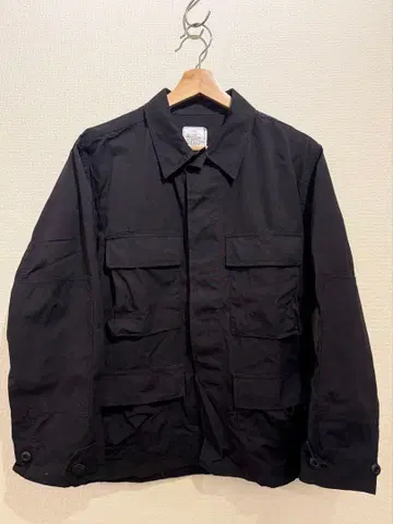 [ 미군 ] BDU 자켓 블랙 립스탑 레어 SMALL-X-SHORT