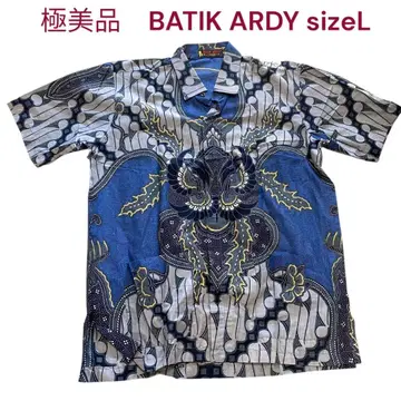 컨디션 최상 BATIK ARDY 인도네시아 전통 바틱 셔츠 남성용 L