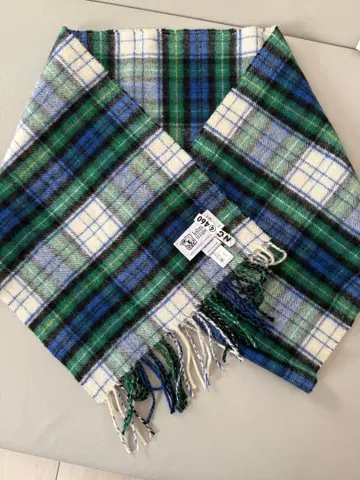 존스턴스 체크 무늬 머플러 코반