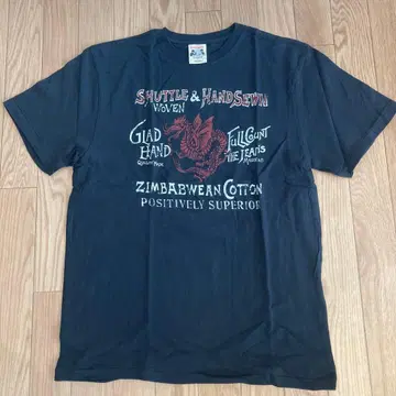 GLAD HAND & Co. 드래곤 프린트 T셔츠 M