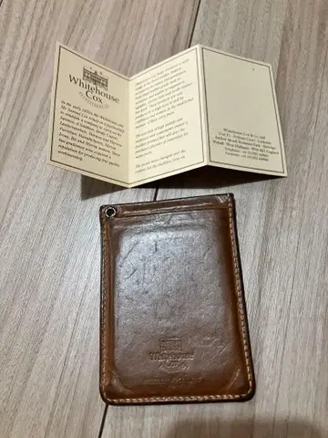 Whitehouse Cox 브라운 카드 케이스