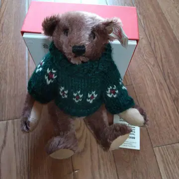 Steiff 봉제 인형 브라운 곰 665035 슈타이프 한정품