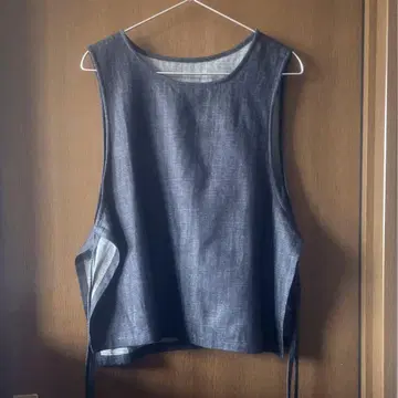 [ soco ] 코튼 데님 베스트 [ 물세탁? 시착만 한 상품 ]