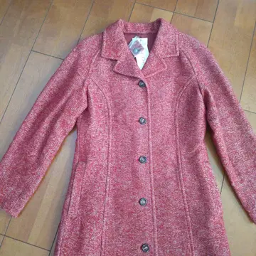 롱 코트 사이즈 38 울 95% 미사용