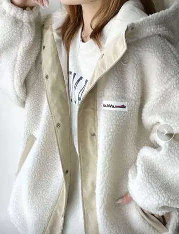 Classical Elf Java 콜라보 스탠드 후드 보아 아우터