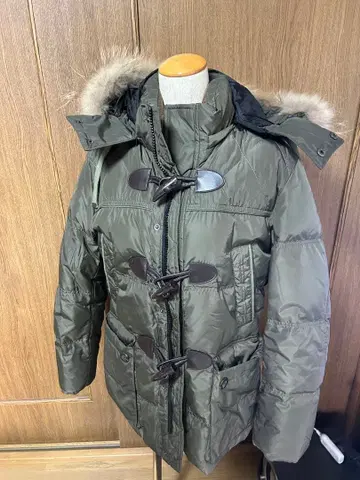 jeep 올리브 그린 후드 부착 밀리터리 자켓