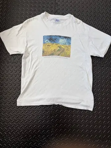 Hanes Beefy-T 화이트 티셔츠 L