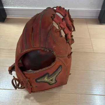 Mizuno 야구 그로브 오른손잡이용 오렌지