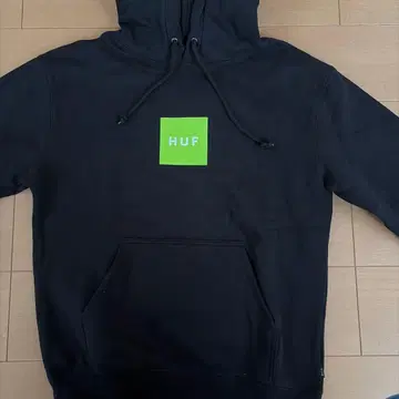HUF 블랙 프로 후드티 S 사이즈
