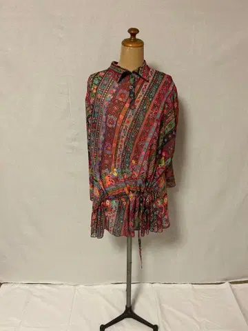 TOKUKO 1er VOL 토쿠코 올 패턴 튜닉 원피스 프릴 밑단 9호