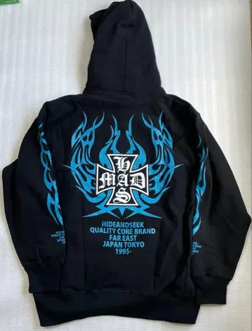 Hide and Seek 블랙 후드티 M