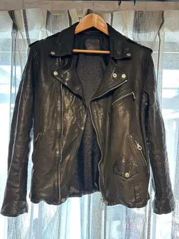 백러쉬 이타숄 가죽 더블 라이더스 자켓 XL 블랙