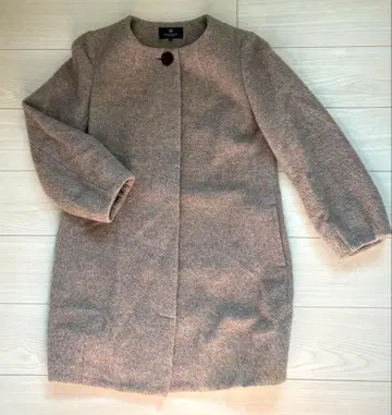 BEAUTY & YOUTH 그레이 계열 롱 코트 M