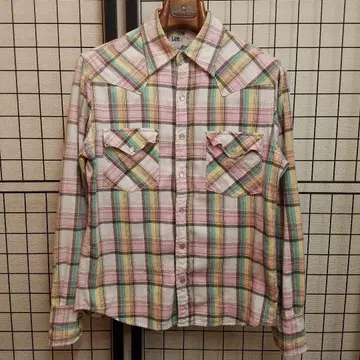 Lee 웨스턴 L/S 체크 셔츠 체크 무늬 웨스턴