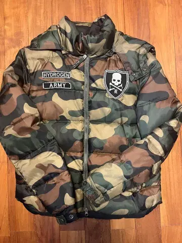 HYDROGEN 카모플라쥬 다운 자켓 S