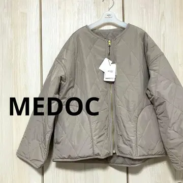 [ 새상품 ] 야마다야 MEDOC 리버서블 퍼 퀼팅 블루종